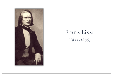 Franz Liszt (1811-1886): Συνθέτης και Πιανίστας