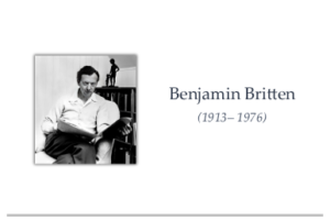 Benjamin Britten (1913–1976): Κύρια εκκλησιαστικά έργα του