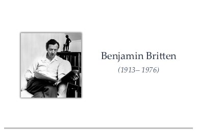 Benjamin Britten (1913–1976): Κύρια εκκλησιαστικά έργα του